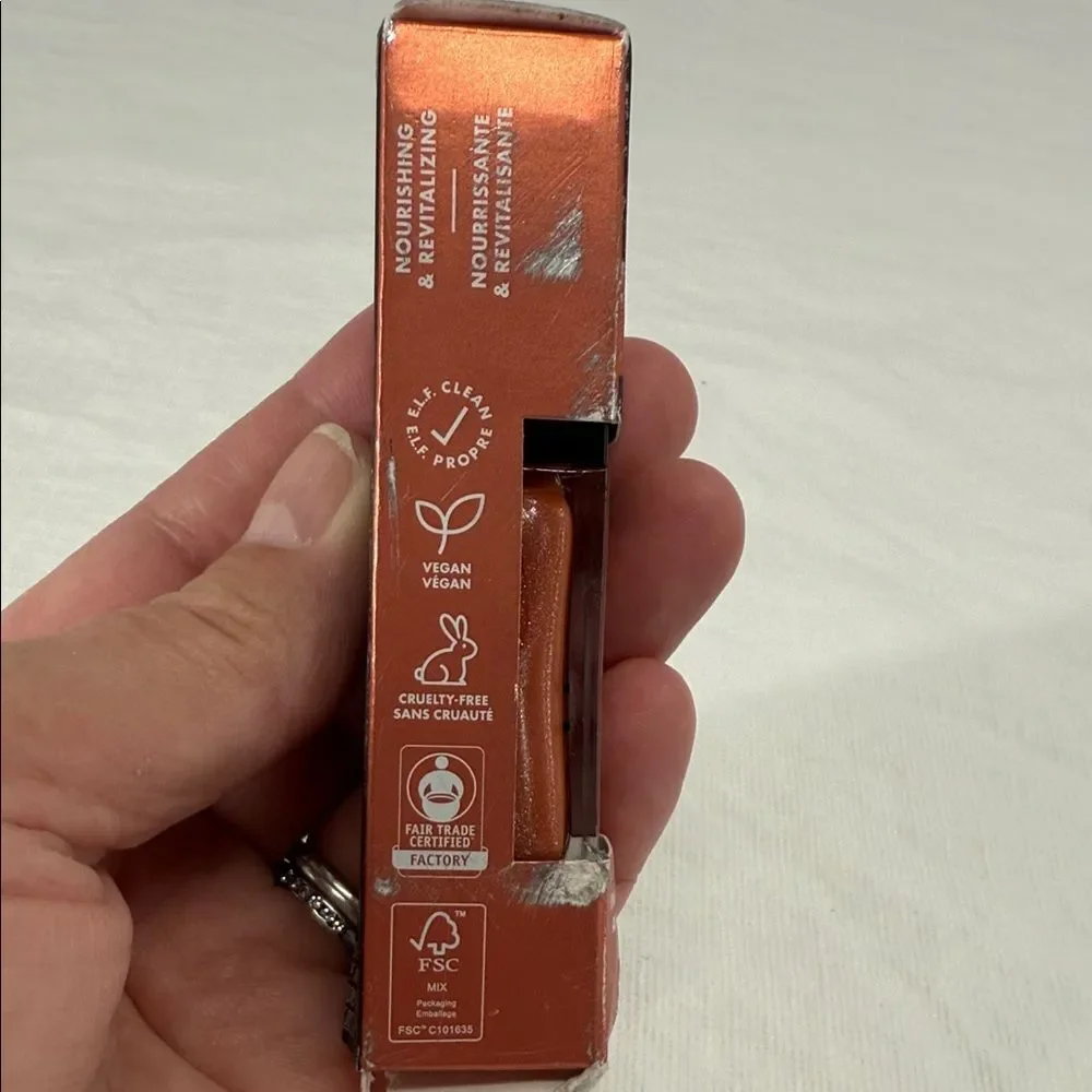 e.l.f. Glow Reviver Lip Oil Glimmer Finish Super-Neutral 0.25 fl oz
